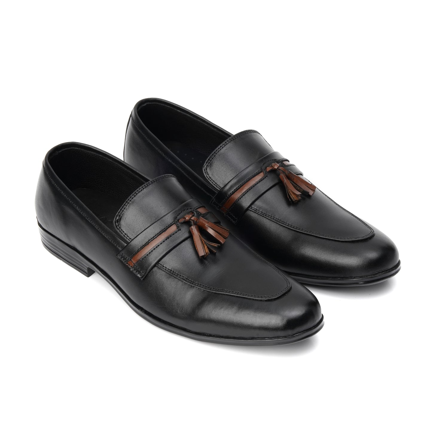 803-Black Royal Tassel loafer