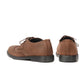 7058-Dark Oily Brown Casual Shoes