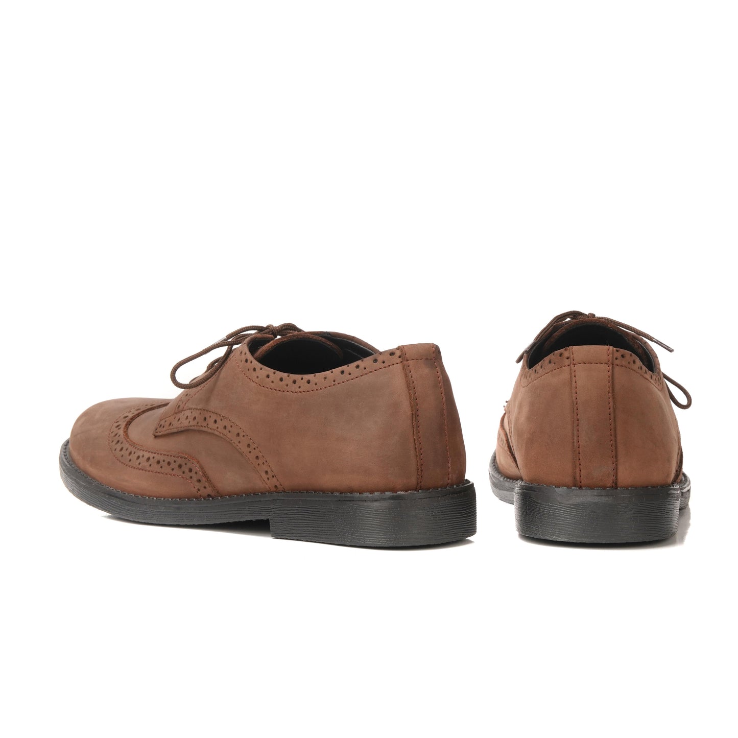 7058-Dark Oily Brown Casual Shoes