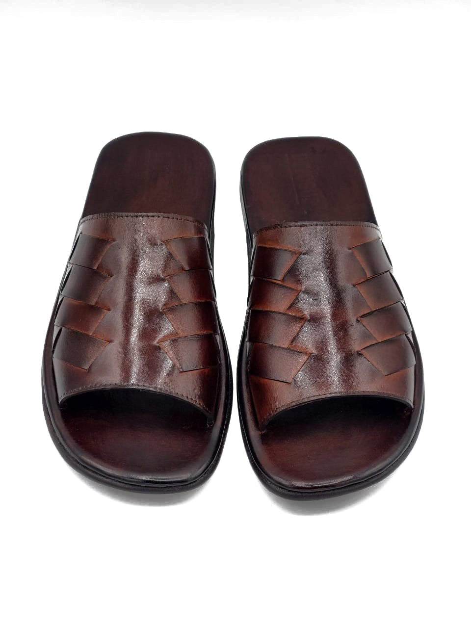 Leather sale chappal design